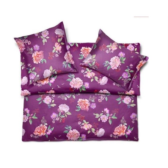 Other - Schlossberg Noblesse Rosa Viola King Duvet + Boudoir Sham NIP